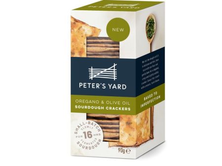 Peter s Yard | Oregano & Olive Oil Crackers | 90g Supply