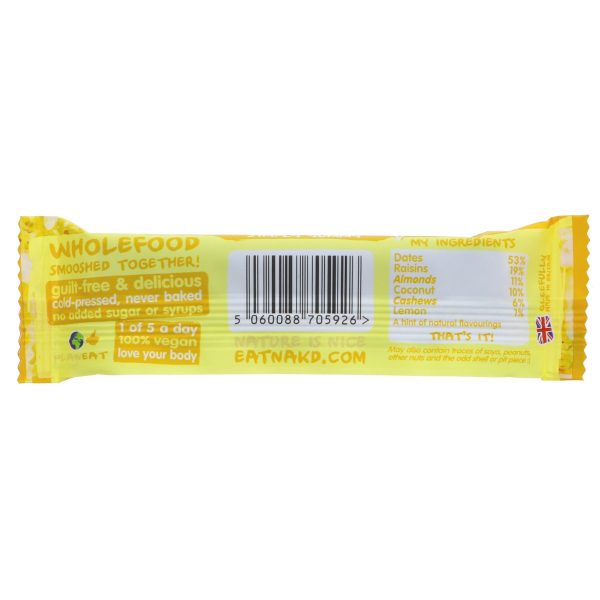 Nakd | Lemon Drizzle Bar | 35G Supply