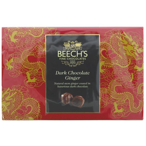 Beech s Fine Chocolates | Dark Chocolate Ginger | 200g Discount