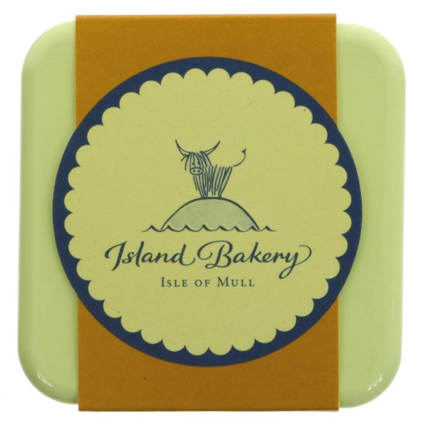 Island Bakery | Peanut Toffee Choc Shortbr Tin - Organic Shortbread Tin | 215g Supply