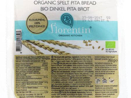 Florentin | Pitta Bread - Spelt | 260G For Discount