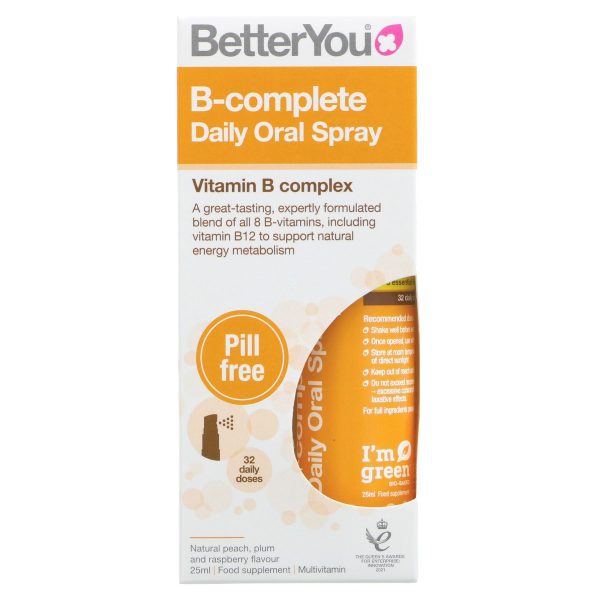 Better You | B-Complete Oral Spray - contains all 8 B vitamins | 25ml Online