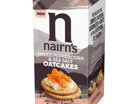 Nairn s | Mixed Pepper & Sea Salt Oatcak | 200g Discount