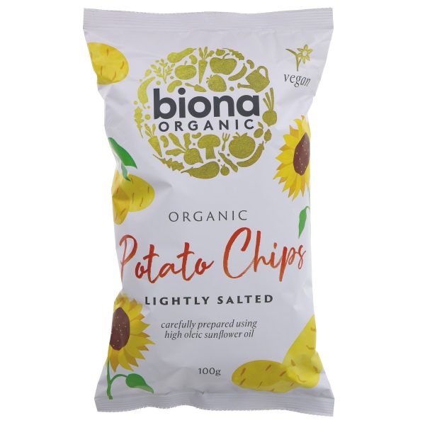 Biona | Potato Chips - Lightly Salted - With Pink Himalayan Salt | 100g Sale