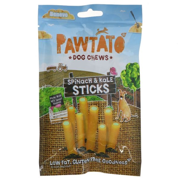 Benevo | Pawtato Spinach & Kale Chews | 120G Sale