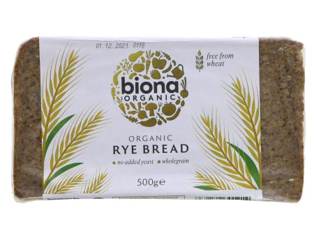 Biona | Rye Bread - Wholegrain | 500G For Cheap