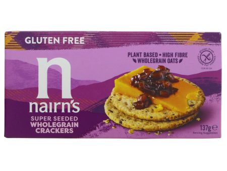 Nairn s | W Grain Super Seeded Cracker | 137g For Sale