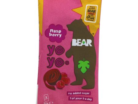 Bear | Yoyo Pure Fruit Rolls-Raspberry | 20G Discount