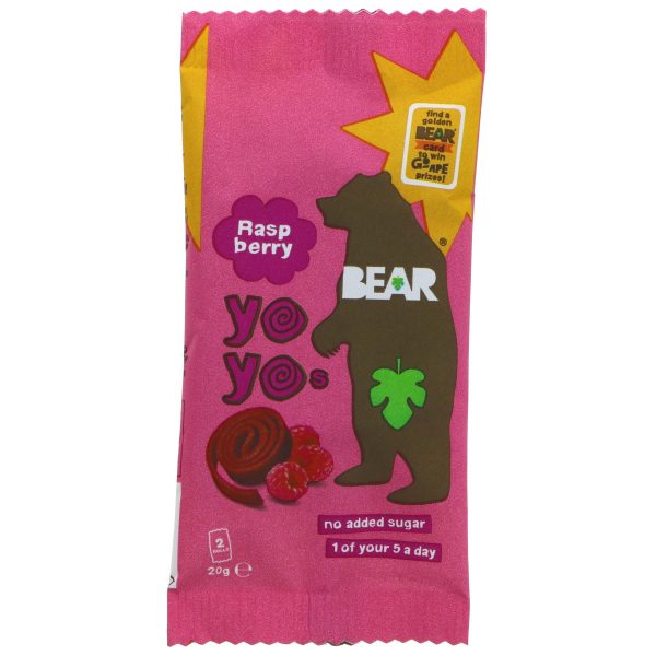 Bear | Yoyo Pure Fruit Rolls-Raspberry | 20G Discount