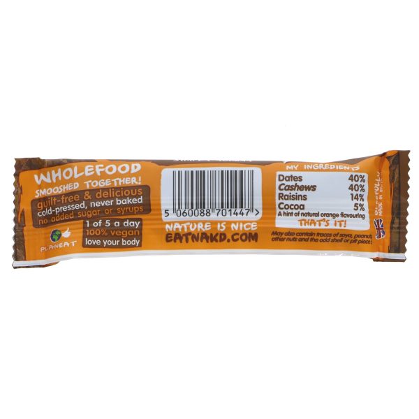 Nakd | Cocoa Orange Bar | 35G Supply