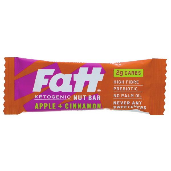 Fatt Bar | Fatt Apple + Cinnamon Bar | 30g Online now