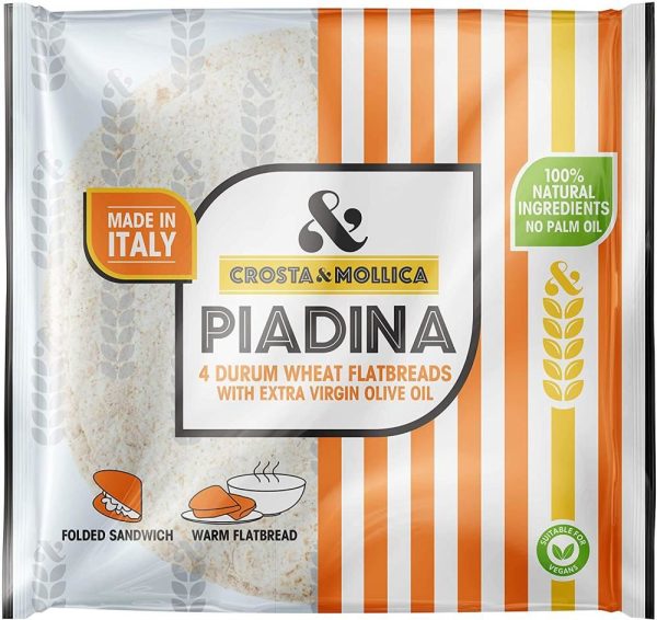 Crosta & Mollica | Durum Wheat Mini Piadina | 100g Hot on Sale