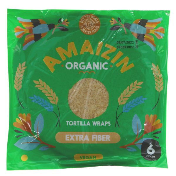 Amaizin | Og Tortilla Wraps Extra Fibre | 240G Online now