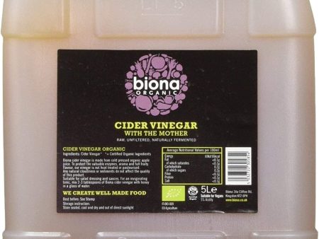 Biona | Cider Vinegar With `mother  | 5L Supply