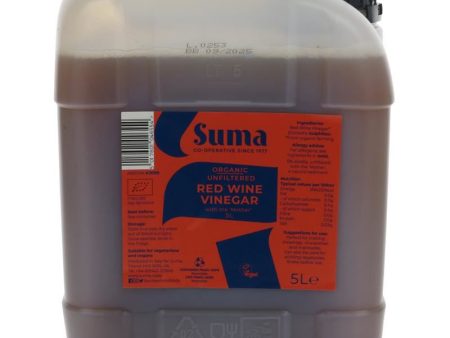 Suma | Organic Red Wine Vinegar | 5l For Cheap