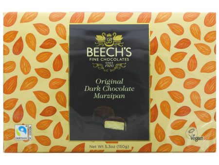 Beech s Fine Chocolates | Dark Chocolate Marzipan | 150g Fashion