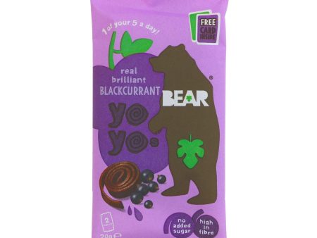 Bear | Yoyo Pure Fruit Rolls-Blackcurrant | 20G Online Sale