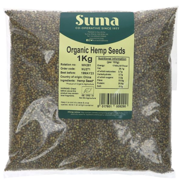 Suma | Hemp Seeds - organic | 1kg Hot on Sale