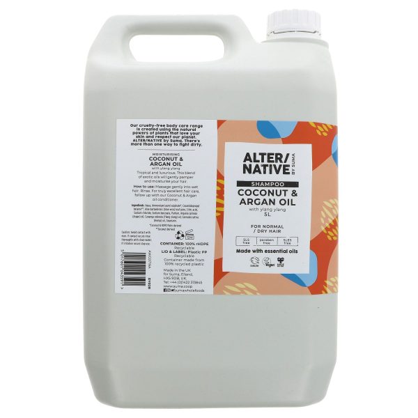 Alter Native | Shampoo - Coconut & Argan Oil - Normal dry hair | 5l Online Hot Sale