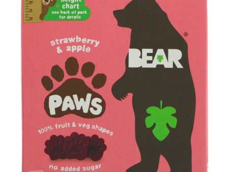 Bear | Paws- Strawberry & Apple | 5 x 20g Online