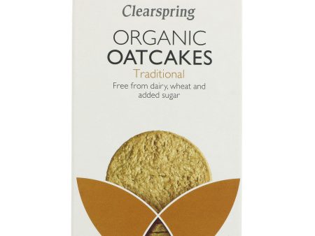 Clearspring | Oatcakes, Traditional, Organic | 200g on Sale