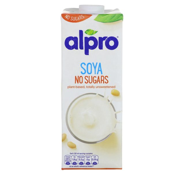 Alpro | Soya Milk Unsweetened - no sugars or sweeteners | 1l For Discount