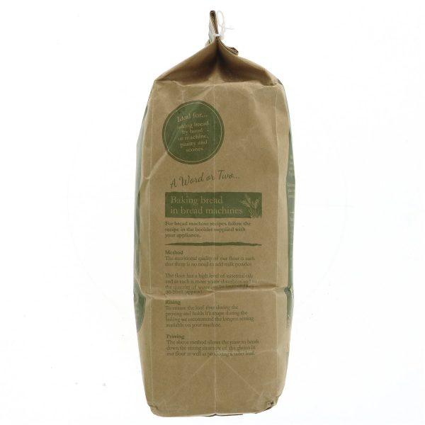 Gilchesters Organics | Strong White Wheat Flour - unbleached stoneground organic | 1.5kg Online Sale