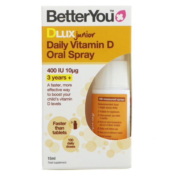 Better You | DLUX Junior Vitamin D Spray - Daily Oral Spray | 15ml Online