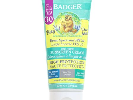 Badger Balm | Clear Baby Sunscreen SPF30 - Broad spectrum | 87ml For Cheap