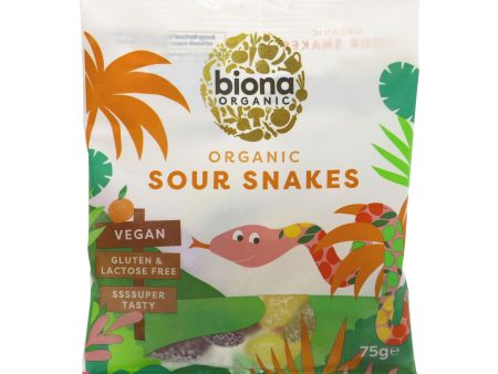 Biona | Sour Snake Sweets - Organic | 75G Online now