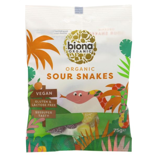 Biona | Sour Snake Sweets - Organic | 75G Online now