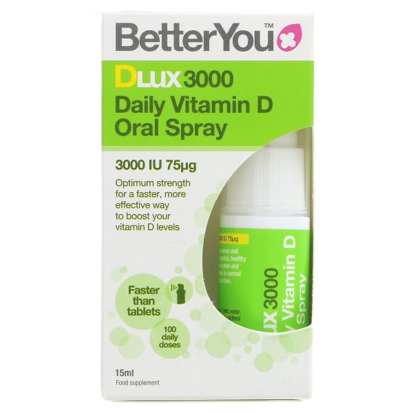 Better You | DLux 3000 Vitamin D Spray - Daily Oral Spray | 15ml Online Hot Sale