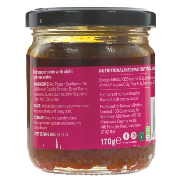 Cypressa | Rose Harissa Paste | 170g Cheap