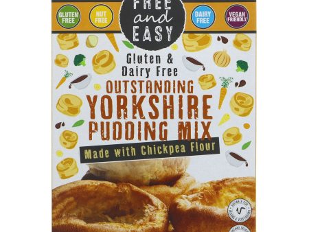 Free & Easy | Yorkshire Pudding Mix - Made With Chickpea Flour | 155g Fashion