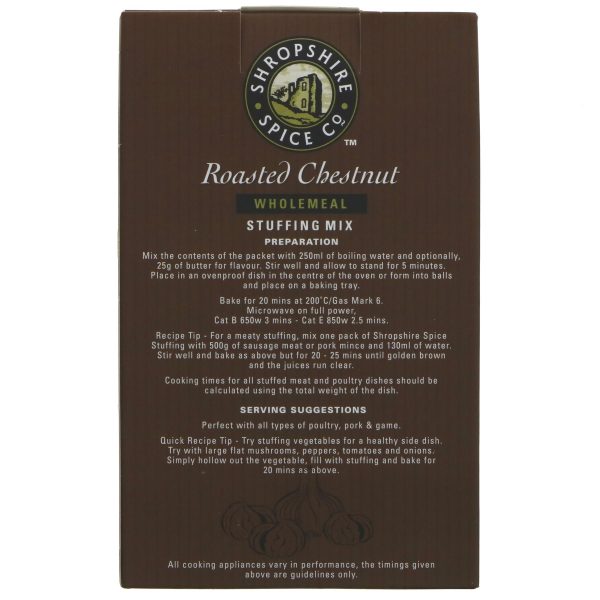 Shropshire Spice | Roasted Chestnut Stuffing | 150g Cheap