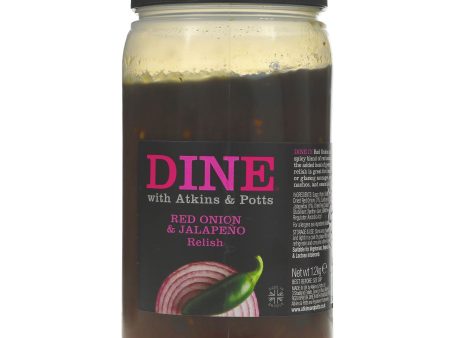 Dine With Atkins & Potts | Red Onion & Jalapeno Relish | 1.2kg Cheap