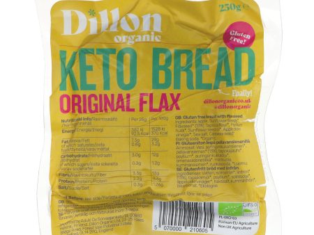 Dillon Organic | Original Flax Keto Bread | 250g For Cheap