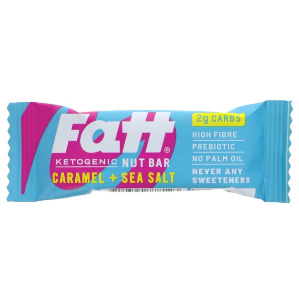 Fatt Bar | Fatt Caramel + Sea Salt Bar | 30g For Cheap