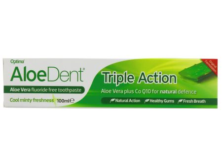 Aloe Dent | Triple Action Toothpaste | 100ml Fashion