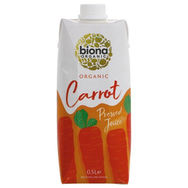 Biona | Carrot Juice - Pressed | 500ml Hot on Sale