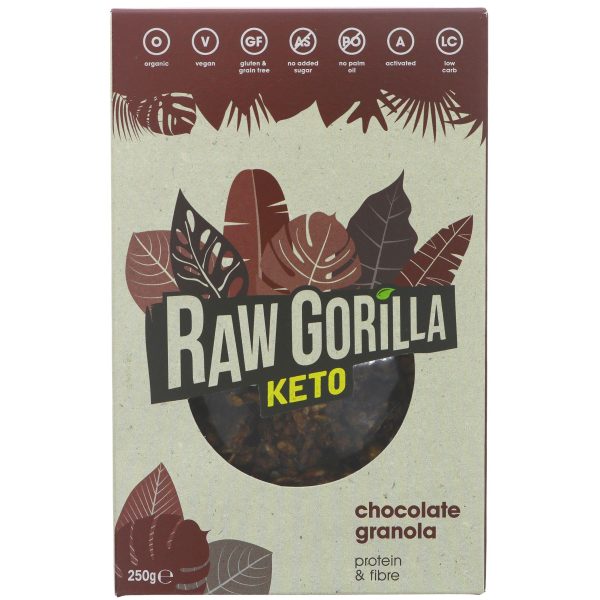 Raw Gorilla | Keto Chocolate Granola | 250g Supply