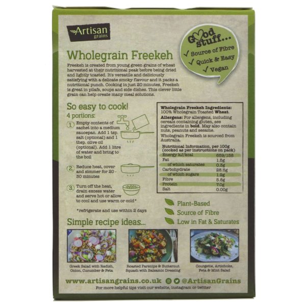 Artisan Grains | Wholegrain Freekeh | 200g For Discount