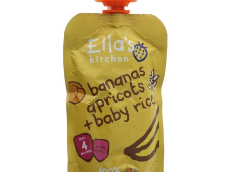 Ella s Kitchen | Banana & Apricot Baby Rice | 120g For Sale