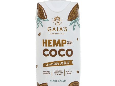 Gaia s Farming Co | Hemp & Coco Chocolate M*lk | 330ml Fashion