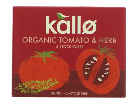 Kallo | Tomato & Herb Stock Cubes | 66g Online