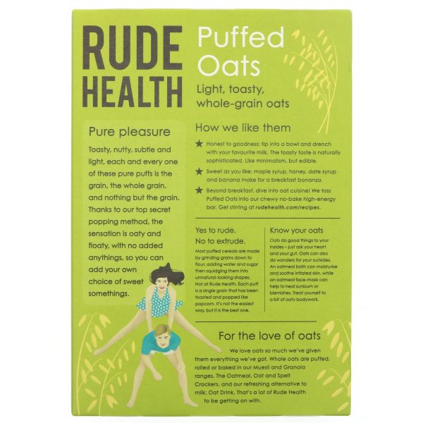 Rude Health | Puffed Oats | 175g Supply