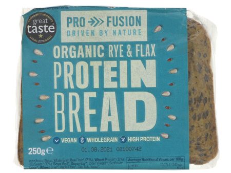 Profusion | Protein Bread - Rye   Flax | 250g Sale