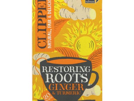 Clipper | Restoring Roots - Ginger, Turmeric, Lemongrass | 20 bags Online