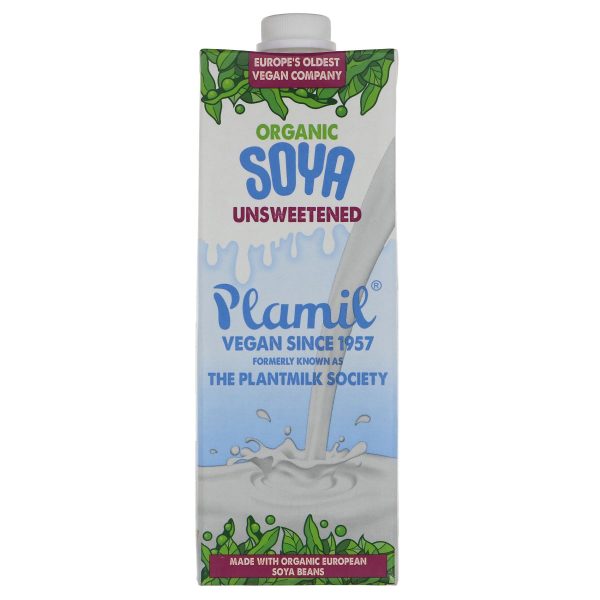 Plamil | Organic Soya Milk Heritage - Unsweetened | 1l Fashion