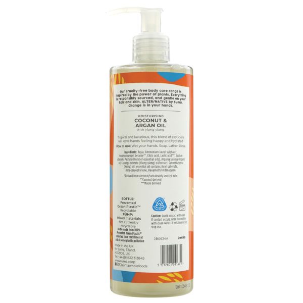 Alter Native | Hand Wash - Coconut & Argan | 400ml Fashion